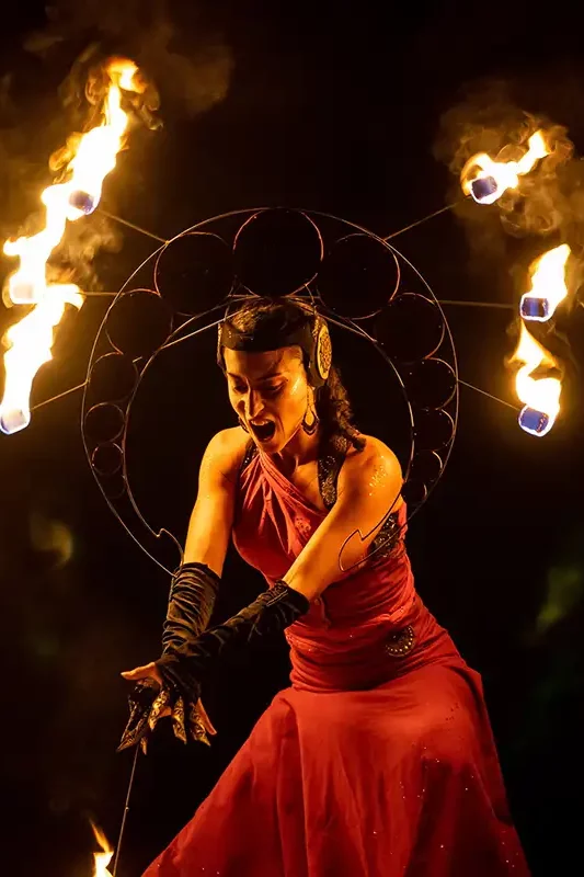 nawal coiffure de feu