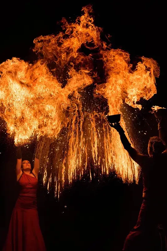 bols de feu