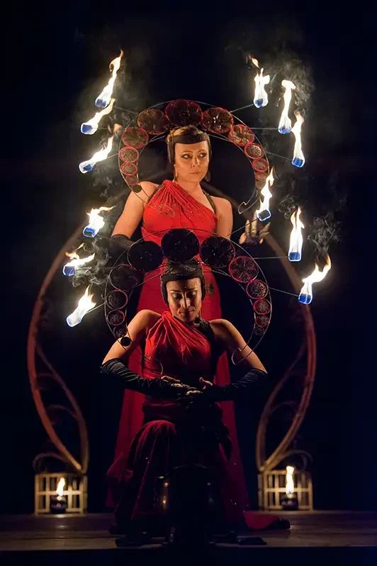 duo coiffure de feu