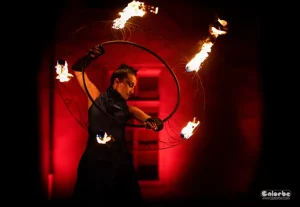 houla hoop de feu
