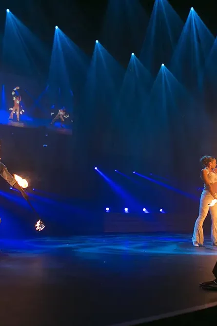 spectacle de feu cabaret