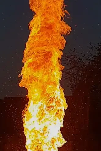 tornade de feu