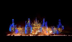 spectacle de feu chambord