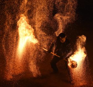 Osmose spectacle de feu sur mesure